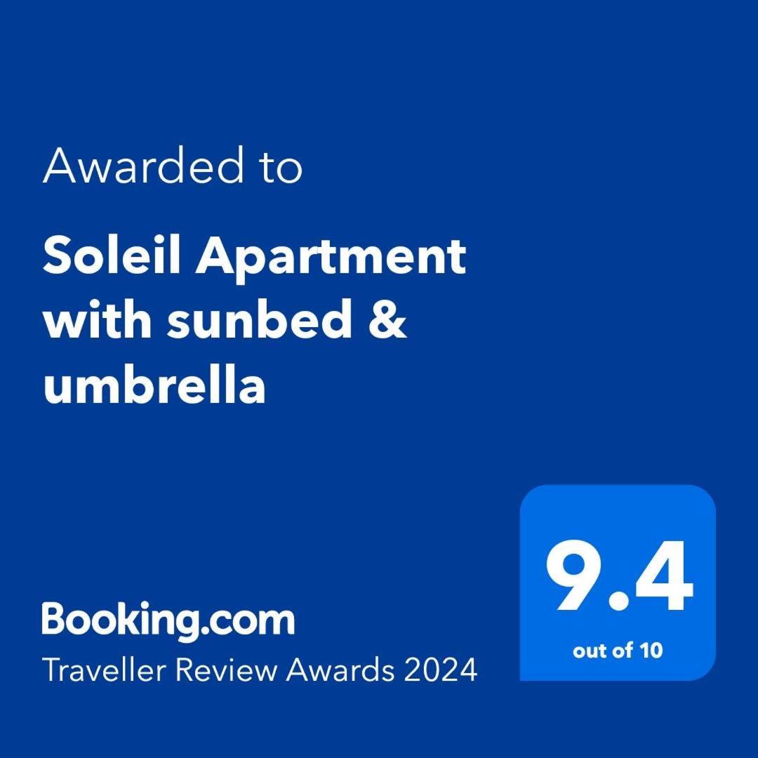 Soleil Apartment With Sunbed & Umbrella Vlorë Екстериор снимка